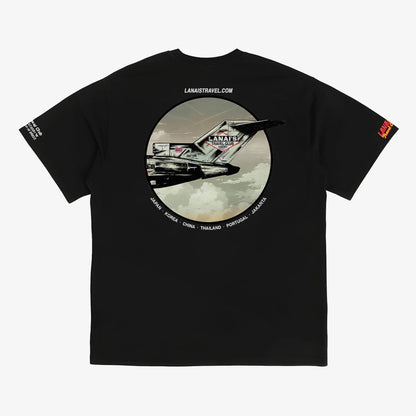 LANAI’S TRAVEL CLUB AIRLINES T-SHIRT